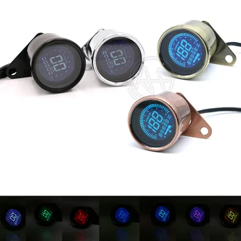 

Universal Motorcycle Digital Motorcycle Speedometer Retro LCD Odometer Cafe Racer Tachometer indicator Scooter ATV Meter