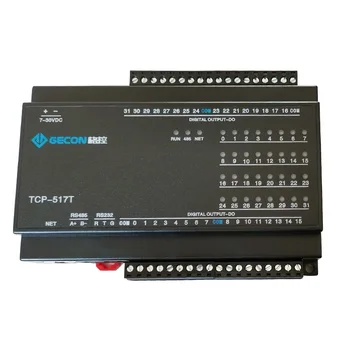 

32-channel NPN transistor 100mA output per channel DO RS485 Modbus TCP module