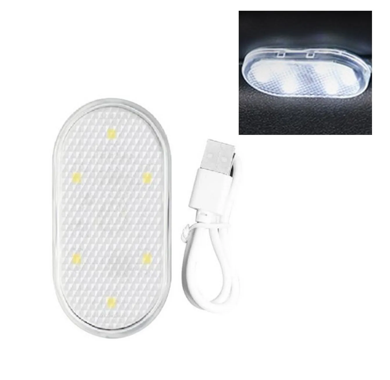 2 шт. Автомобильные светодиодные лампы для чтения с сенсорным датчиком |