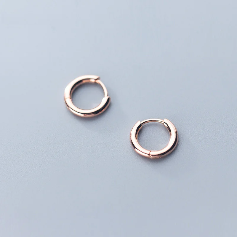 925 пробы, серебряные, розовые, золотые, цветные серьги-гвоздики для женщин, корейский стиль, Пряжка для ушей, для женщин, минималистичные, модные ювелирные изделия, аксессуары