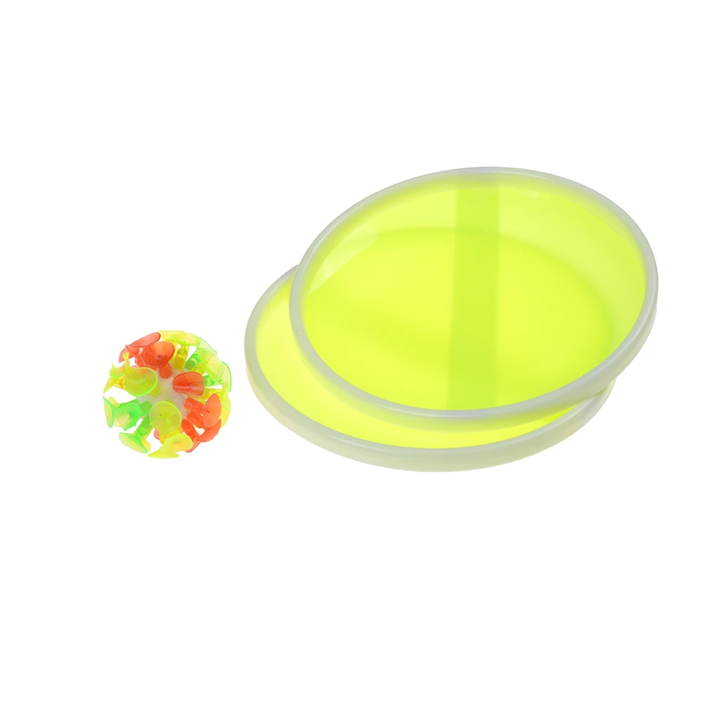 

Outdoor family Activity Game Funny Sticky Ball Game with 32 Suction Cup 2 Round Bats