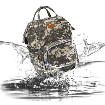 

Lequeen Multifunction Fashion Mummy Nappy Bag Large Capacity Travel Waterproof Backpack Bag for Baby Care Women's Bag Pañalera