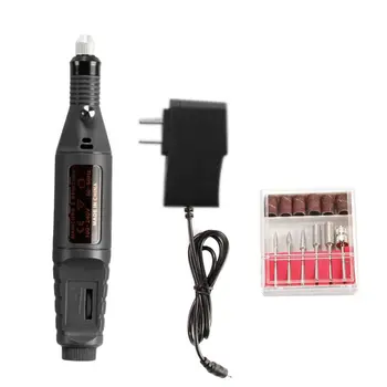

Nail Polisher Removes Dead Skin Polishing And Polishing Pen Tester Mini Electric Nail Tool Polishing Machine Blue