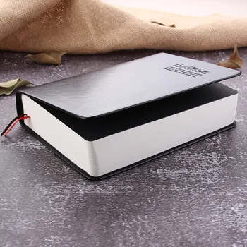 

Leather Bible Diary Zakka Thickening Notebook School Office Supplies