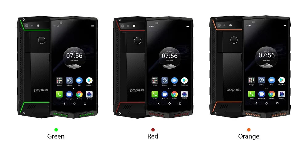 Новая версия Poptel P60 прочный смартфон с PTT 6+ 128 ГБ ОЗУ, Беспроводная зарядка, аккумулятор 5000 мАч, NFC 16 МП, двойная камера