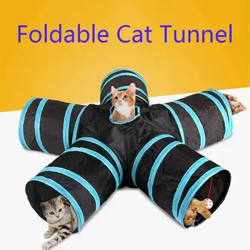 

Pet Tunnel Cat Educational Toys Environmentally Friendly Paper Tent Tent Pet Cats Five Channels Dropshipping