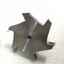 

CNC Face Milling Aluminum End Mill / Router Bit with Solid Carbide Insert Knives