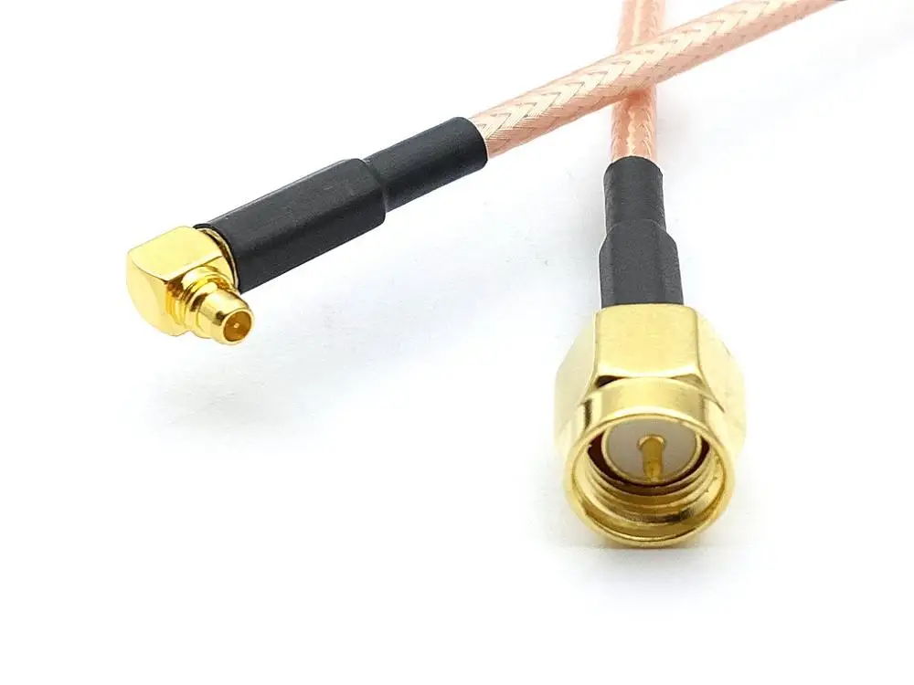 Соединительный кабель MMCX RG316 штекер с прямым углом к SMA|angle|angle plugangled cables |
