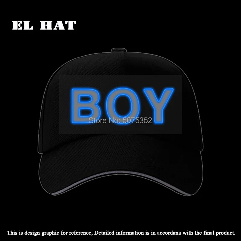 Novetly DJ Neon Flash Letter cap s светодиодный светильник бейсболка вечерние кепки EL Wire хип-хоп кепки регулируемый светодиодный головной убор оформление мероприятий