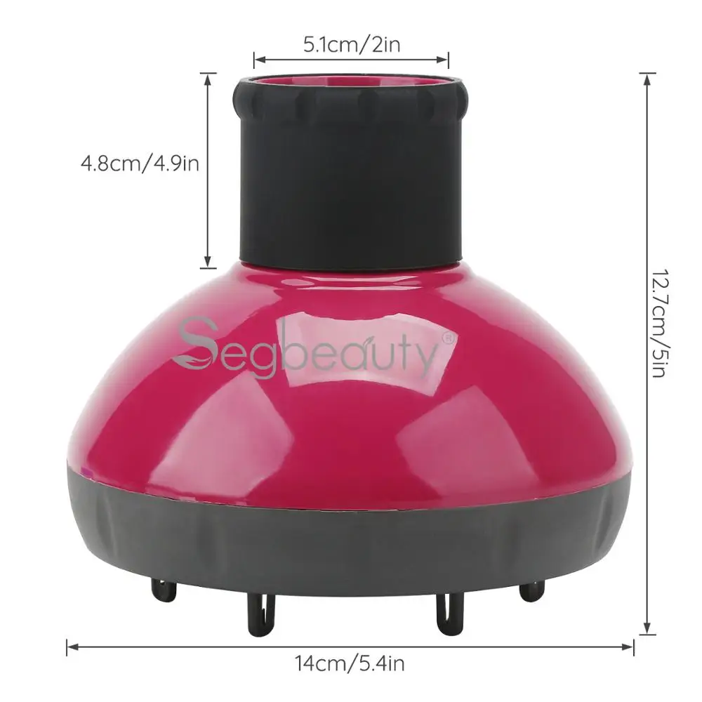 Segbeauty Professional Hair Diffuser for Curly Hair Styling Curl Dryer Gale Wind Mouth Cover Attachment Hair Styling Accessories new professional 90 degree angled drill chuck bend extension right angle drill attachment high quality angle chuck drill adapter