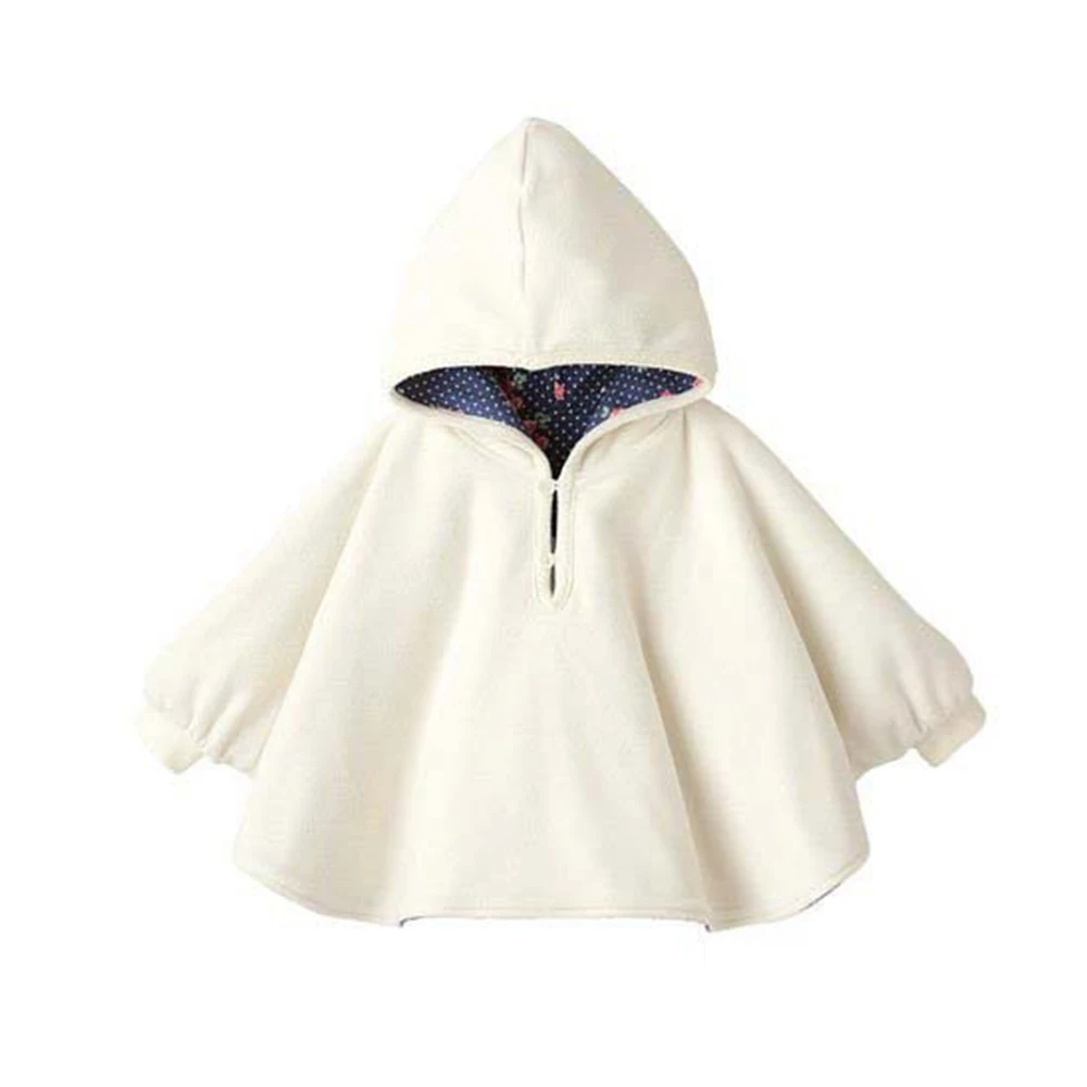Roupas De Bebes От 0 до 2 лет детская зимняя Двусторонняя одежда для мальчиков и девочек плащ с капюшоном, Bebe, пончо, пальто, верхняя одежда для малышей - Цвет: Roupas De Bebes