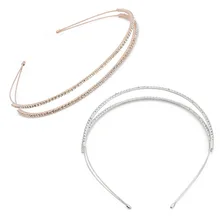 Хипстер, корейский стиль, два ряда, тонкая вода, zuan zhua lian, резинки для волос, металлические детские заколки, производители Dir