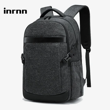 

inrnn 15.6 inch Laptop Backpack Men Waterproof Backpacks Casual College Student Schoolbag Male USB Charging Travel Bag Mochila