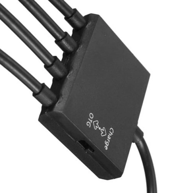 1x Micro USB кабель в комплект поставки входит адаптер Мощность зарядки 4-портовый концентратор для телефонов на базе Android с Bluetooth