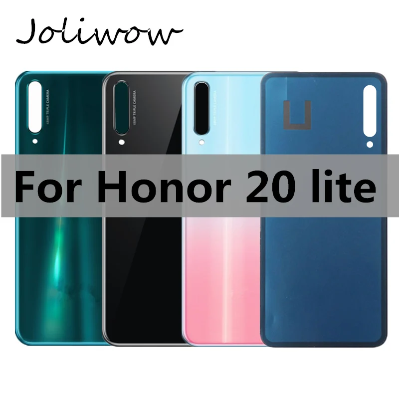 6 3 дюйма для Huawei Honor 20 Lite задняя крышка батарейного отсека корпуса искусственная