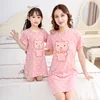 Mother Kids Unicorn Pajamas Mom and Daughter Dress Family Matching Clothes Homewear Baby Girls Cartoon Sleepwear Summer Dresses ► Photo 2/6