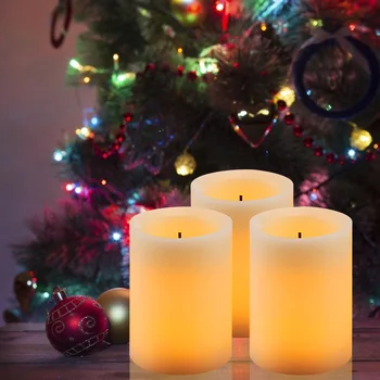 

6pcs Flameless Simulation Candle Lamp Night Lights Paraffin Realistic Dancing Flame Electric LED Candle with Remote Control