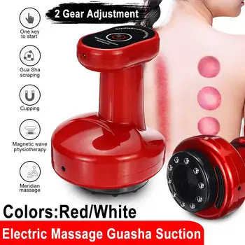 

2 Gear Electric Stimulate Acupoint Body Slimming Massager Guasha Scraping Detoxification Negative Pressure Meridian Therapy