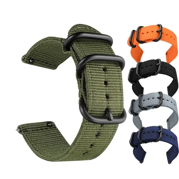 

24mm Mens Canvas Nylon Watch Strap Sport Quick fit Watchbands For Bell Bracelet Ross Belt BR01 BR02 BR03