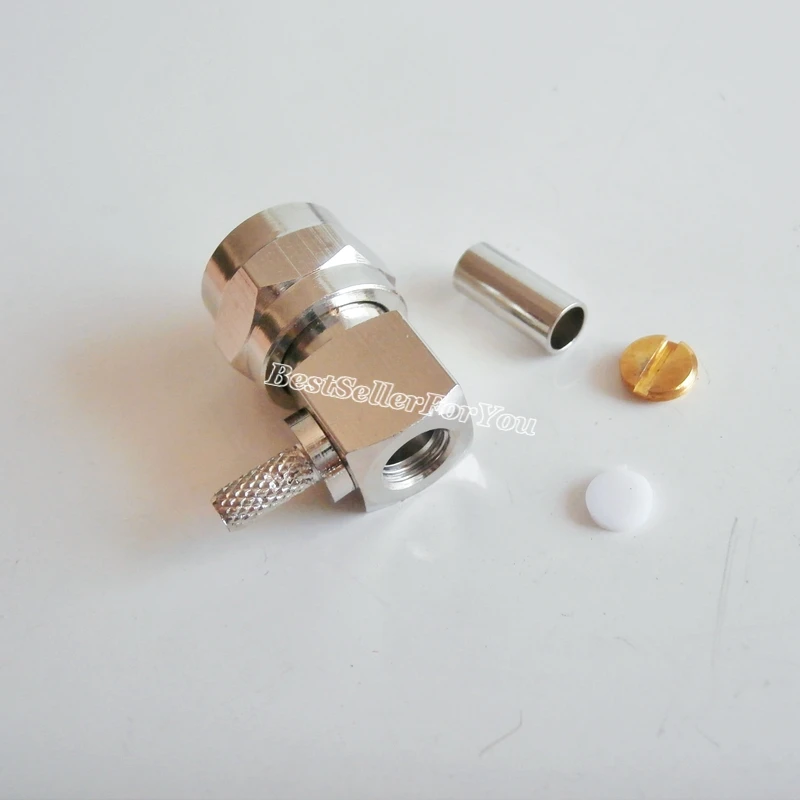 10 шт. F Штекерный обжим для кабеля RG174 RG179 RG316 RG188 прямоугольный радиочастотный