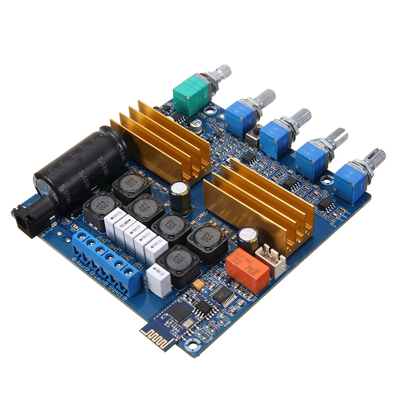 1 шт. TPA3116 2,1 100 Вт+ 2x50 Вт bluetooth 5,0 класс D цифровой усилитель мощности платы Hi-Fi