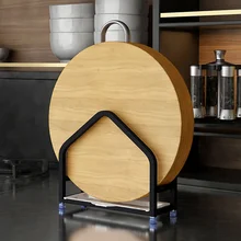 Разделочный блок из нержавеющей стали, настенный подвесной горшок с крышкой, полка для кухонных принадлежностей, полки для овощей, кухонные приборы