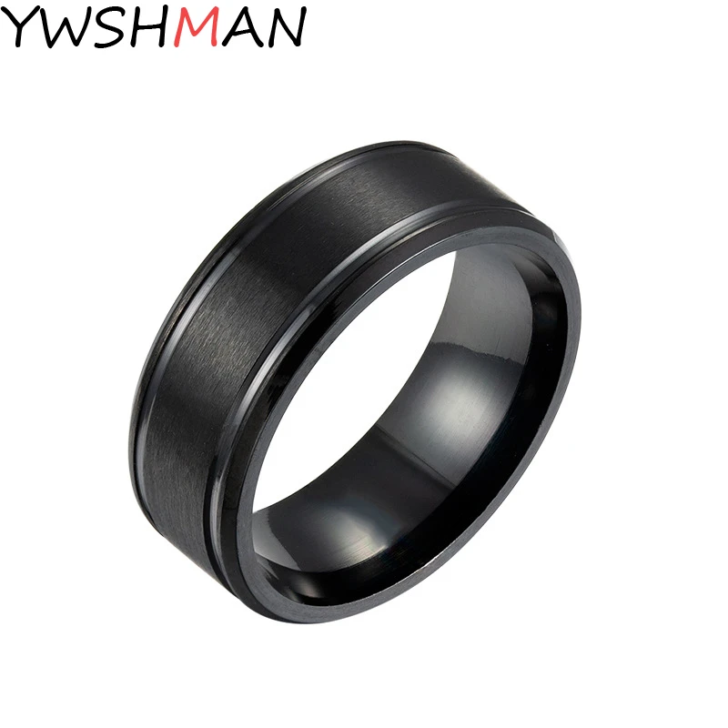 de oro de 8mm para hombre y mujer, sortija de boda, regalo de joyería, 2019|Anillos| AliExpress
