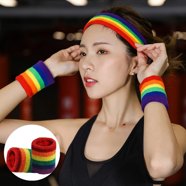 Colorful Wrist Sweatbands