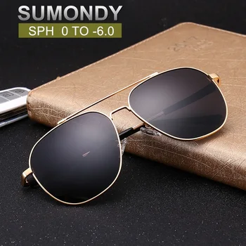 

SUMONDY Myopia Sunglasses Glasses SPH 0 -0.5 -1 -1.5 -2 -2.5 -3 -3.5 -4 -4.5 -5 -5.5 -6 Men Women Nearsighted Spectacles UF81