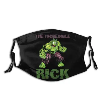 

Green Rick Sanchez With Replaceable Filters Face Mouth Mask Graphic Respirator Anti Haze Dust Mouth Protection Cover