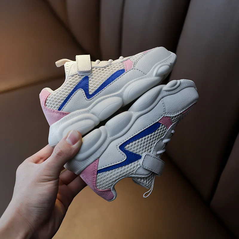 

Girl'S Shoes Old Man Shoes BOY'S Shoe CHILDREN'S Tennis Shoes 2019 New Style Spring Athletic Shoes Punched Sheet Surface Summer
