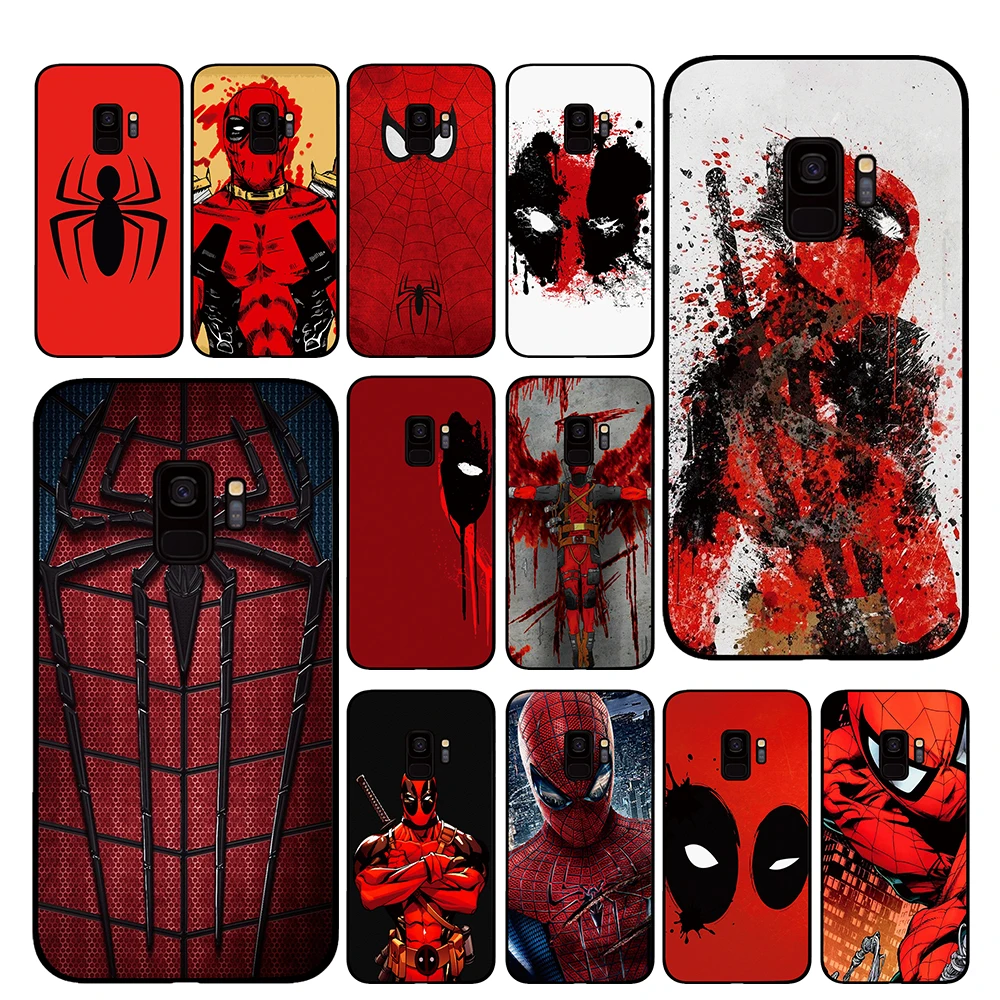 Чехол Deadpool и Человек-паук Marvel DC для Samsung Galaxy S10 S8 S9 Plus S7 S6 edge Note 8 9 10 Pro Lite | Мобильные