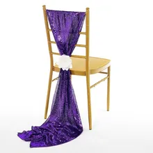 35x275 см стул для свадебного банкета пояса бантом Цветочные кресла отель обручение вечерние украшения