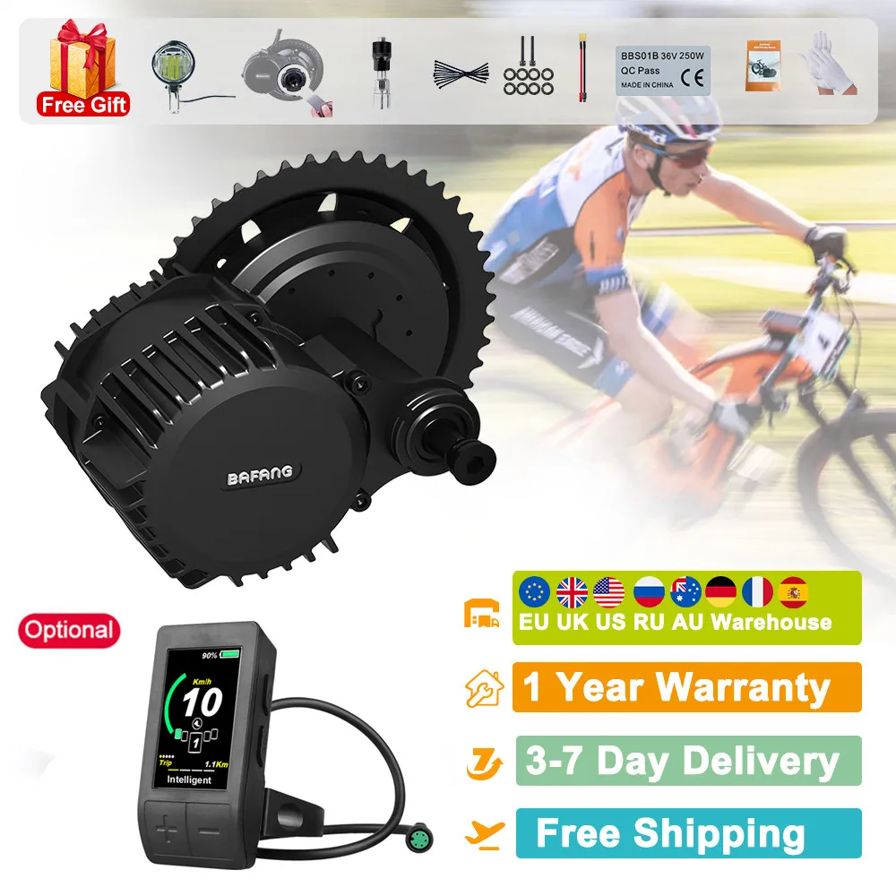 Bafang BBSHD BBS03 48V 52V1000W E-Bike Mid Drive Motor 68MM 100MM 120MM Electric Bike Conversion Kits Bicycle Engine | Спорт и