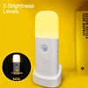 Motion Sensor Night Light Indoor, USB Rechargeable Dimmable LED Light,Portable Motion Activated Night Lamp for Kids Room Bedroom 5