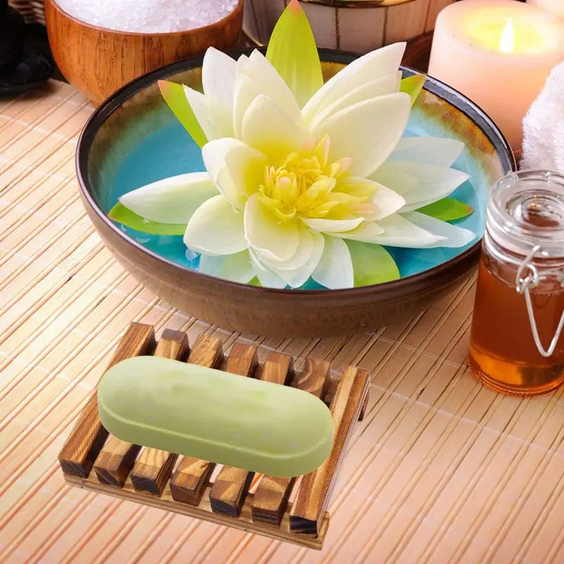 Каха де almacenamiento, НЧ-динамик, de bambú de madera из jabonera de Ducha мыльница в Ванная комната