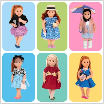 Günstige 46cm Og Puppe Kleidung Amerikanischen Mädchen Der 18-Zoll Puppe Salon Kleidung Zubehör Geschenk Für Kinder