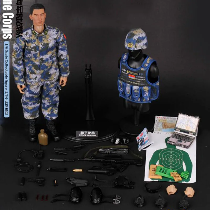1/6 весы KADHOBBY мир mission PLA морской корпус военный солдат модель игрушки 12 дюймов