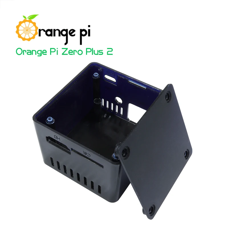 Оранжевый Pi Zero Plus2 черный защитный чехол ABS подходит только для Plus 2 с нулевой