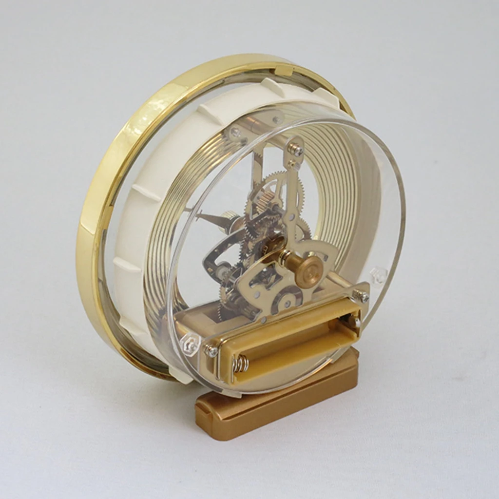 103mm Dial Roman Numeral Watch Quartz Clock Insert With Gold Trim Handcraft Wall Clocks Making - Golden