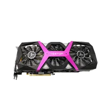 Yeston Radeon RX 580 RX580 8G видеокарта GDDR5 256bit игра PCI Express x16 3,0 Видео игровой DVI-D+ HD+ 3DP для рабочего стола
