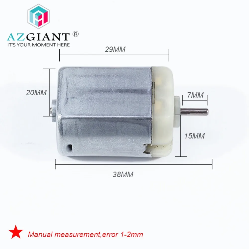 

AZGIANT FC140 DC12V car door lock motor, Rear view mirror folding motor, steering angle stopper motor Lock Actuator Motor CW