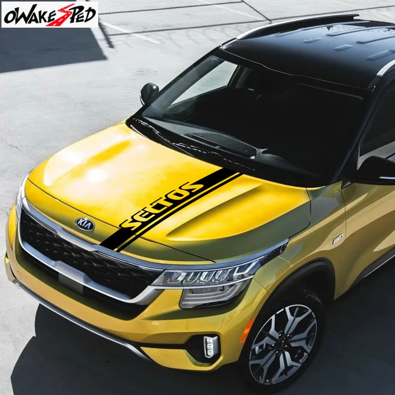 SELTOS HOOD 2020 2021 2022 Kia Seltos Hood Decal Blackout Vinyl