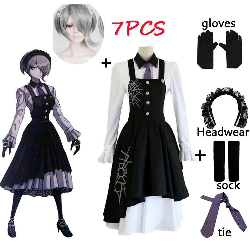 НОВЫЙ Danganronpa V3 костюм Tojo Kirumi японская игра Аниме униформа наряд Хэллоуин Карнавал