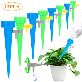 

Automatic Watering Kits device Garden Irrigation Plant Water Dispenser potted watering artifact 12pcs