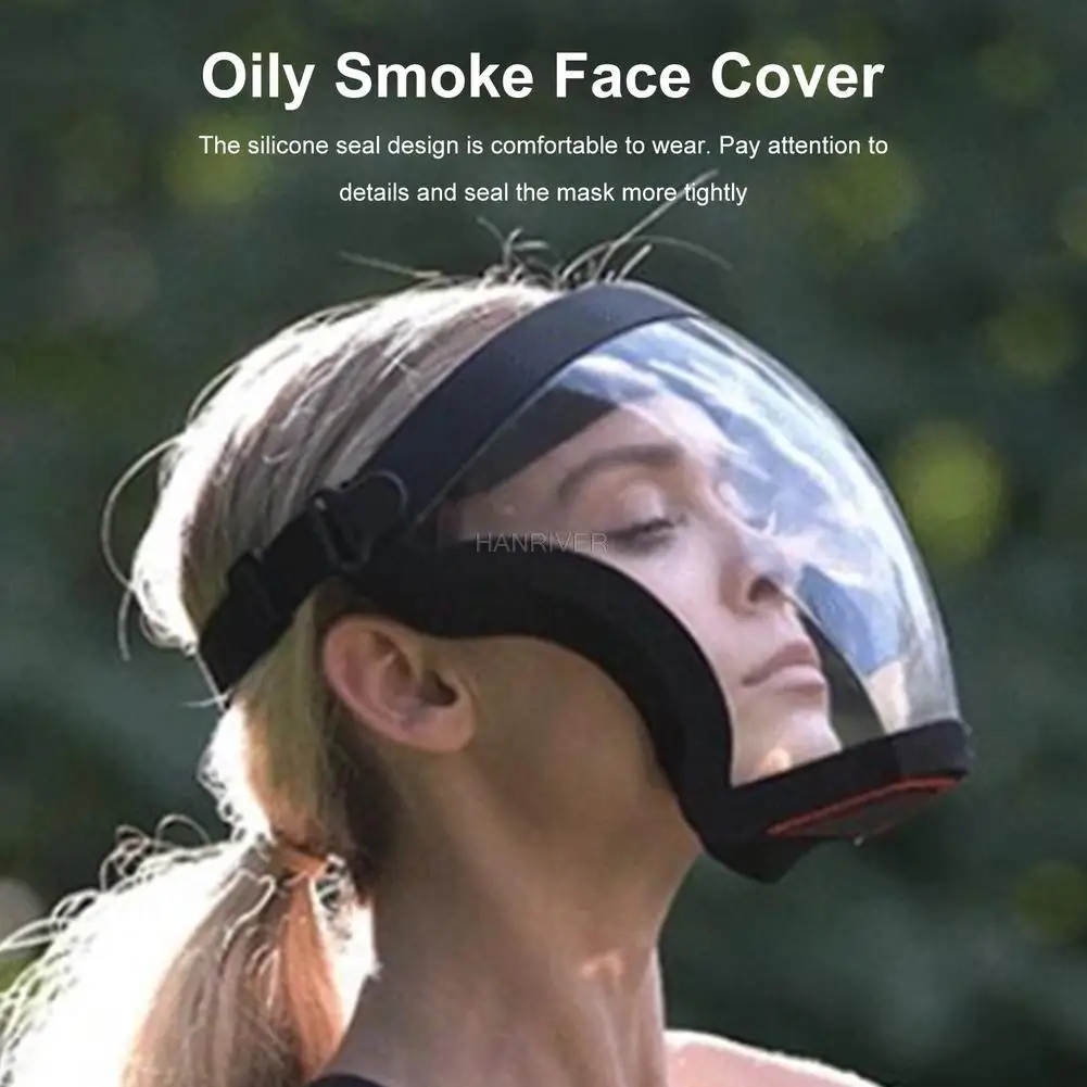 

Keuken Transparant Gezicht Cover Anti-Olie Ui Goggles Stofdicht Gezicht Beschermende Masker Koken Gereedschap