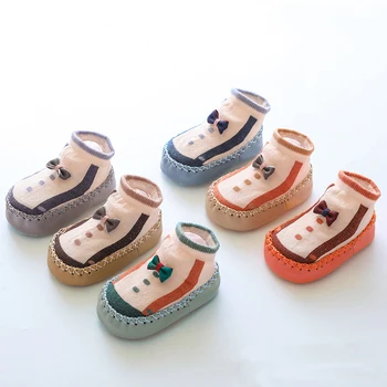 

Novely Newborn Baby Cartoon Soft Soled Sock Boys Girls Infant Toddler Anti-slip Floor Socks