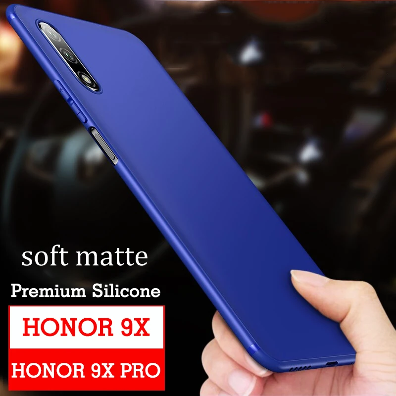 Матовый чехол для Huawei Honor 9X мягкий honor Pro ультратонкая Силиконовая задняя крышка