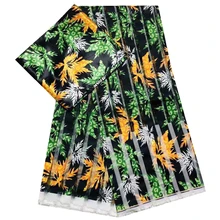 Искусственный шелк Африканский принт ткань шелк смесь органза ткань нигерийская Анкара для женщин платье