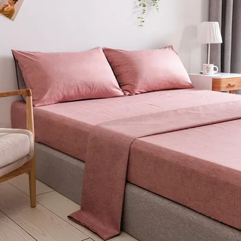 

King Queen Size Home Textile Brief Nordic Bedding Set Men Women Bed Linen Black White Microfiber Striped Bed Sheet Pillow Set